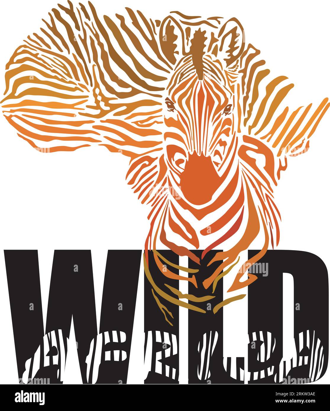 Animali selvatici dell Africa Illustrazione Vettoriale