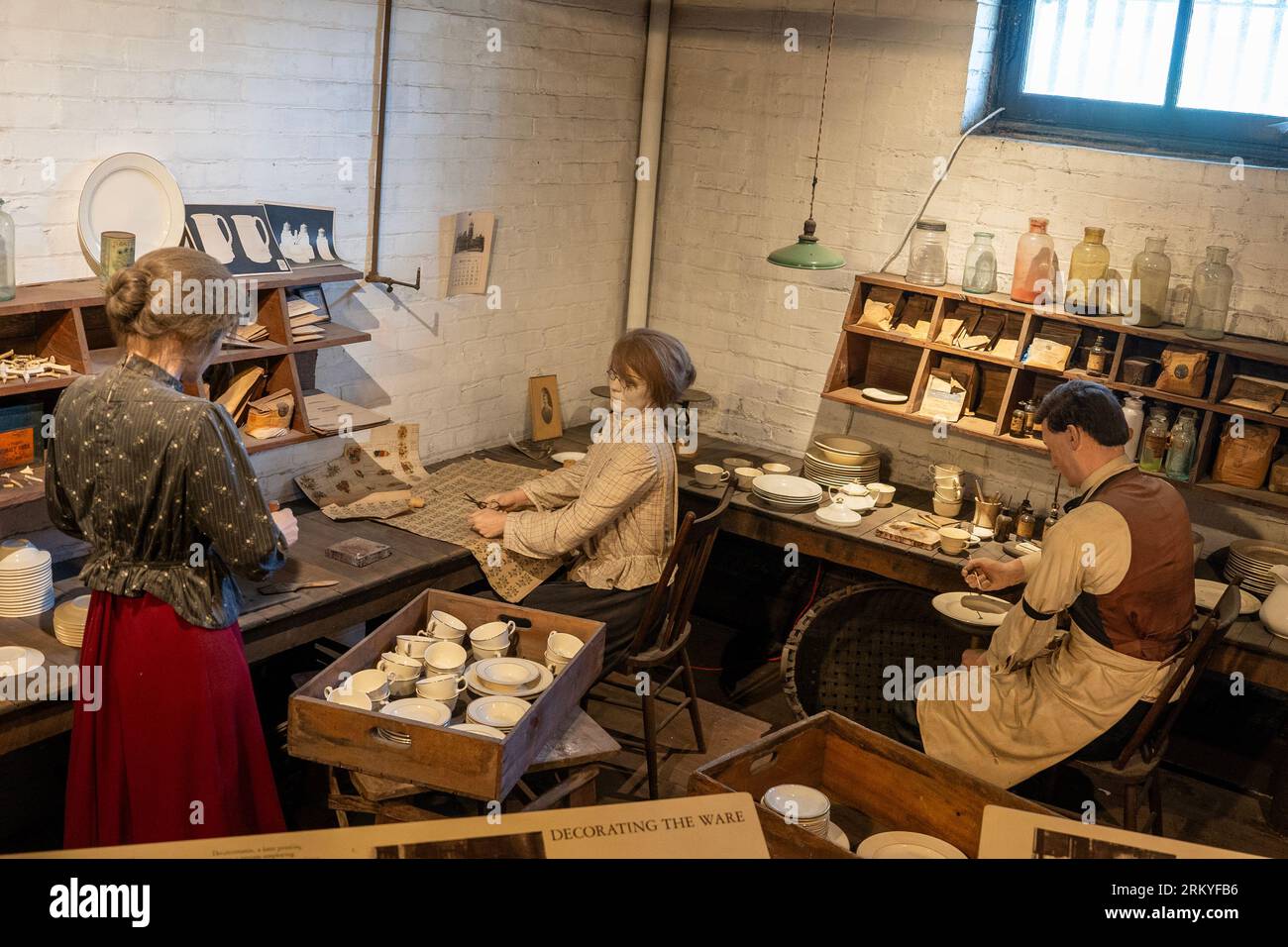 Museum of Ceramics la capitale della ceramica degli Stati Uniti a East Liverpool, Ohio Foto Stock