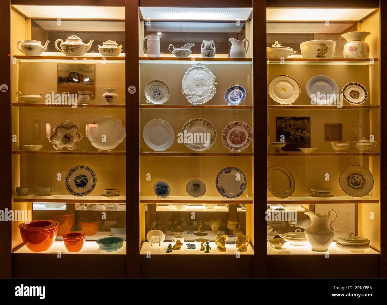 Museum of Ceramics la capitale della ceramica degli Stati Uniti a East Liverpool, Ohio Foto Stock