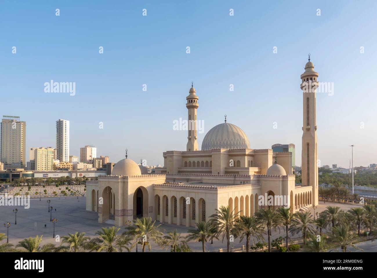 Moschea al-Fateh Bahrain - una delle moschee più grandi del mondo Foto Stock