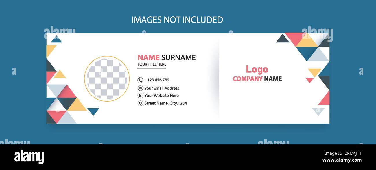 Design modello piè di pagina e-mail per promozioni aziendali Illustrazione Vettoriale