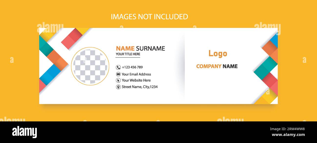 Design modello piè di pagina e-mail per promozioni aziendali Illustrazione Vettoriale