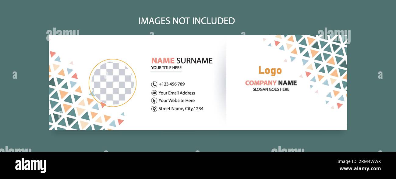 Design modello piè di pagina e-mail per promozioni aziendali Illustrazione Vettoriale