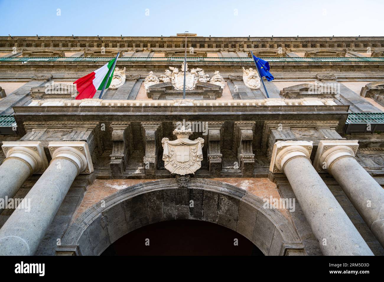 Napoli, Campania, Italia Palazzo nobiliare del XVI secolo, nel centro storico della città di Napoli Foto Stock