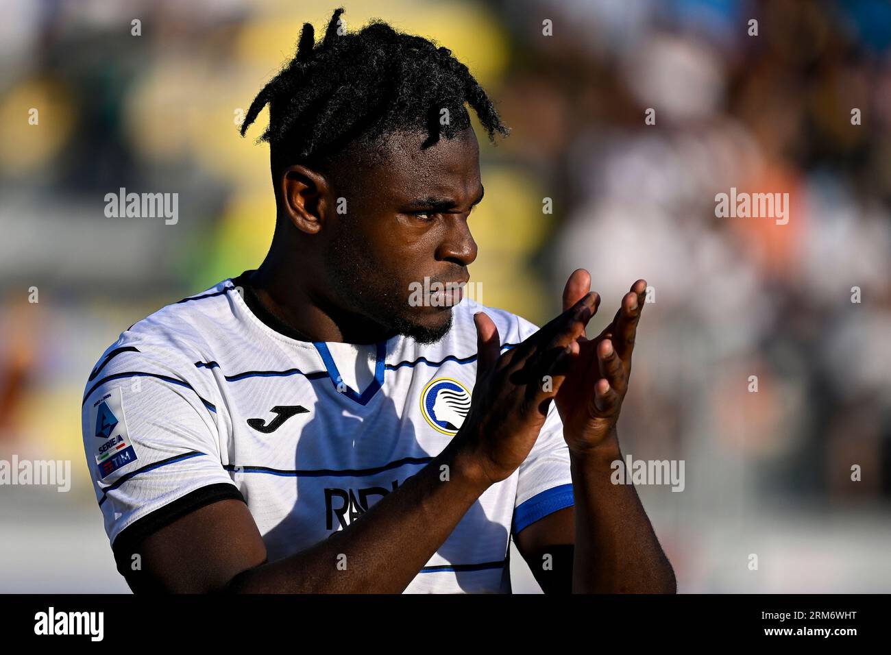 Duvan Zapata dell'Atalanta BC durante la partita di serie A tra Frosinone calcio e Atalanta BC allo stadio Benito Stirpe di Frosinone (Italia), Foto Stock