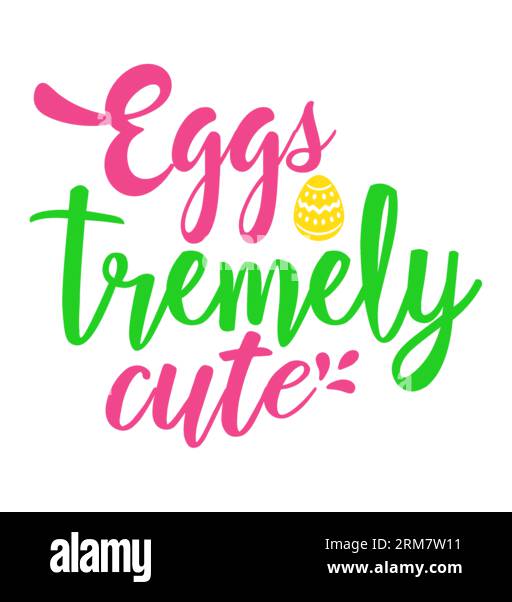 Eggs Tremely cute tipografia t-shirt design, stampa t-shirt, design t-shirt, design t-shirt lettering, design t-shirt silhouette, arte, nero, calligrafia, Illustrazione Vettoriale