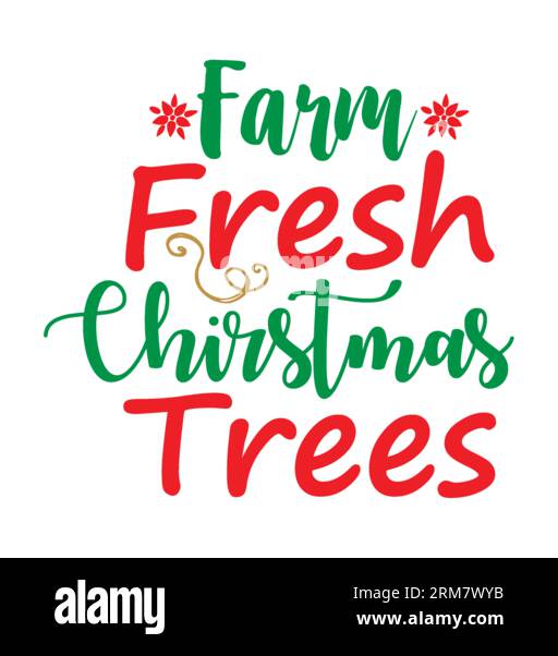 Stampa t-shirt Farm Fresh, stampa t-shirt, design t-shirt, design lettering t-shirt, design silhouette t-shirt, arte, nero, calligrafia, letteri Illustrazione Vettoriale