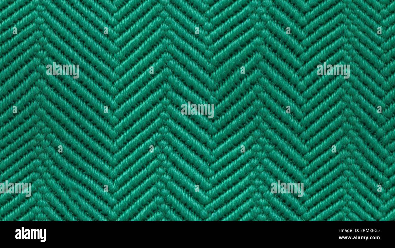 Tessuto twill dove verde smeraldo senza cuciture Foto Stock