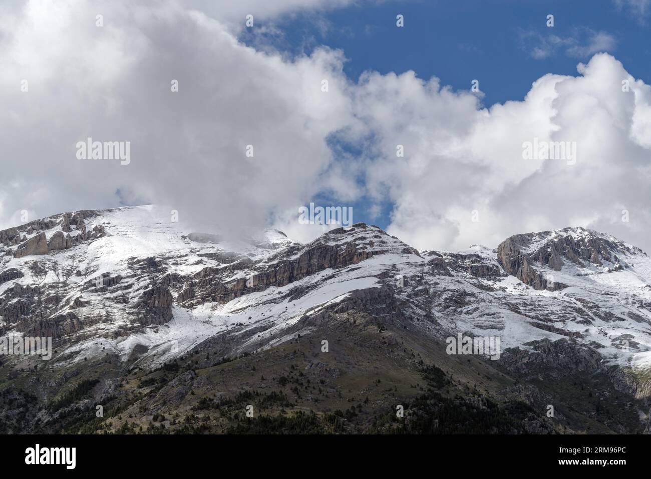 Catena montuosa delle Alpi Liguri, regione Piemonte, Italia nord-occidentale Foto Stock