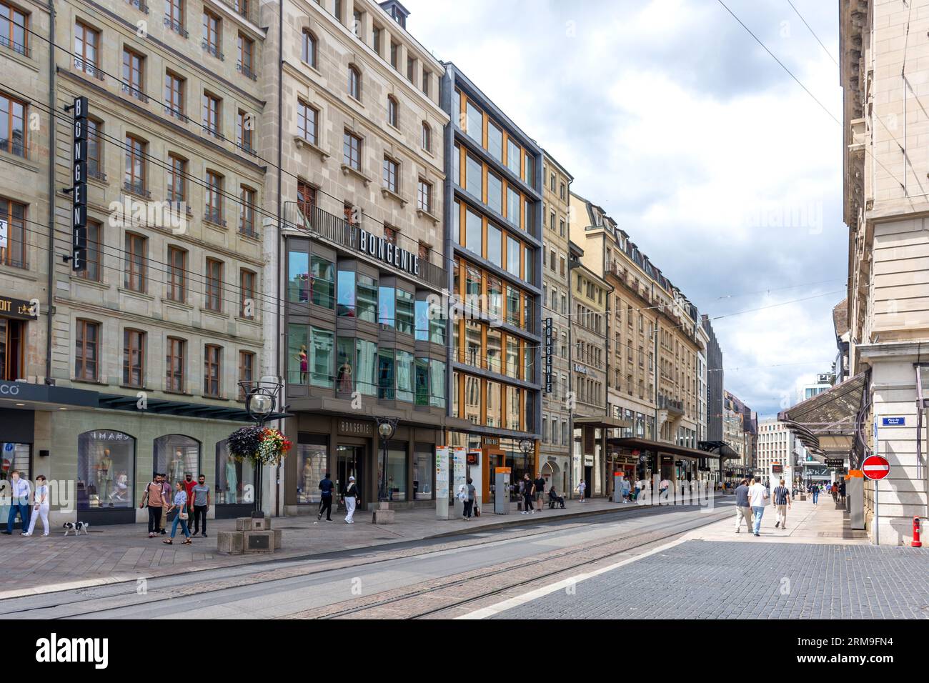 Rue du Marché, Vieille-Ville, Ginevra (Genève) Cantone di Ginevra, Svizzera Foto Stock
