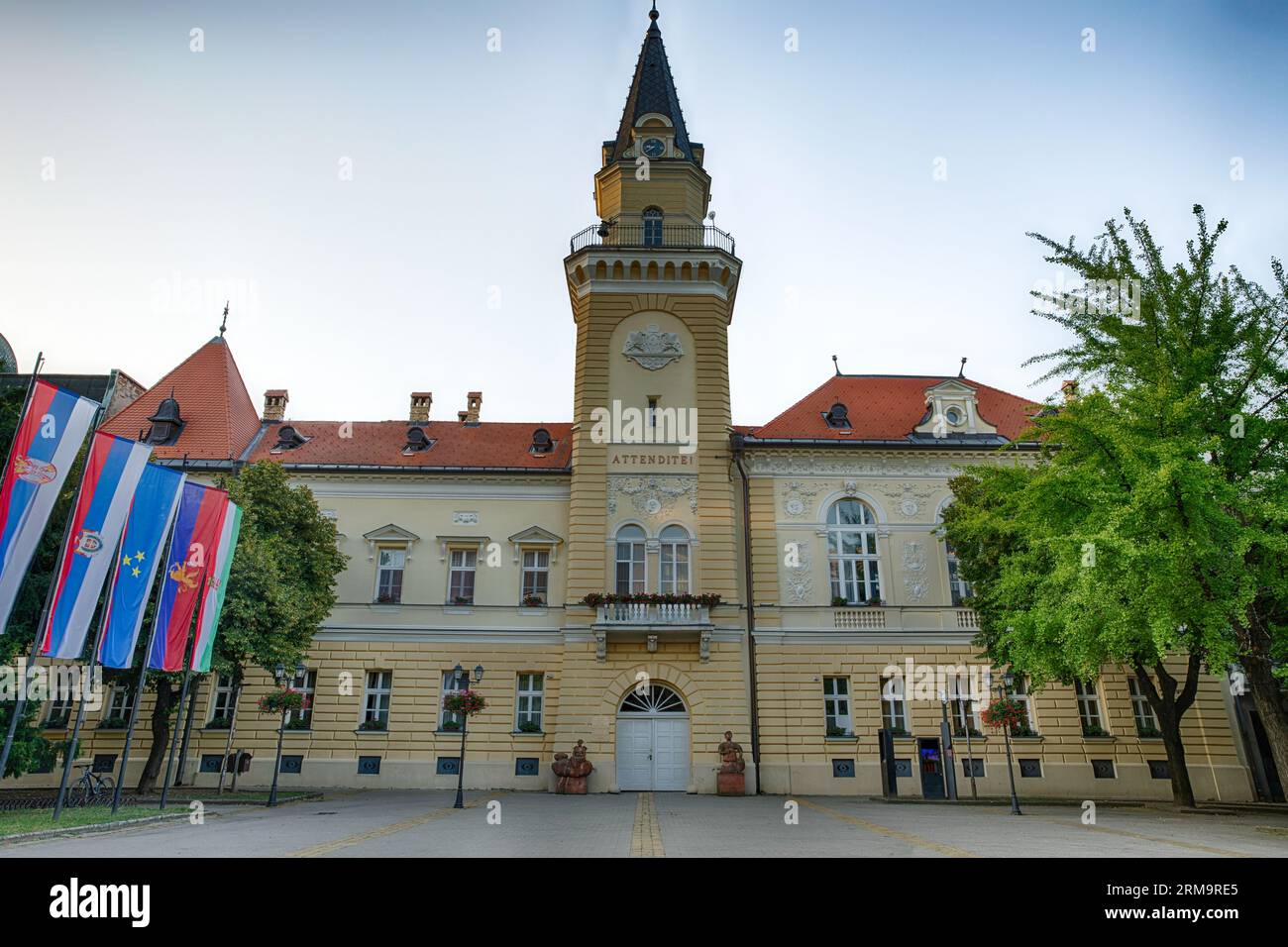 Kikinda City Hall, Serbia Foto Stock