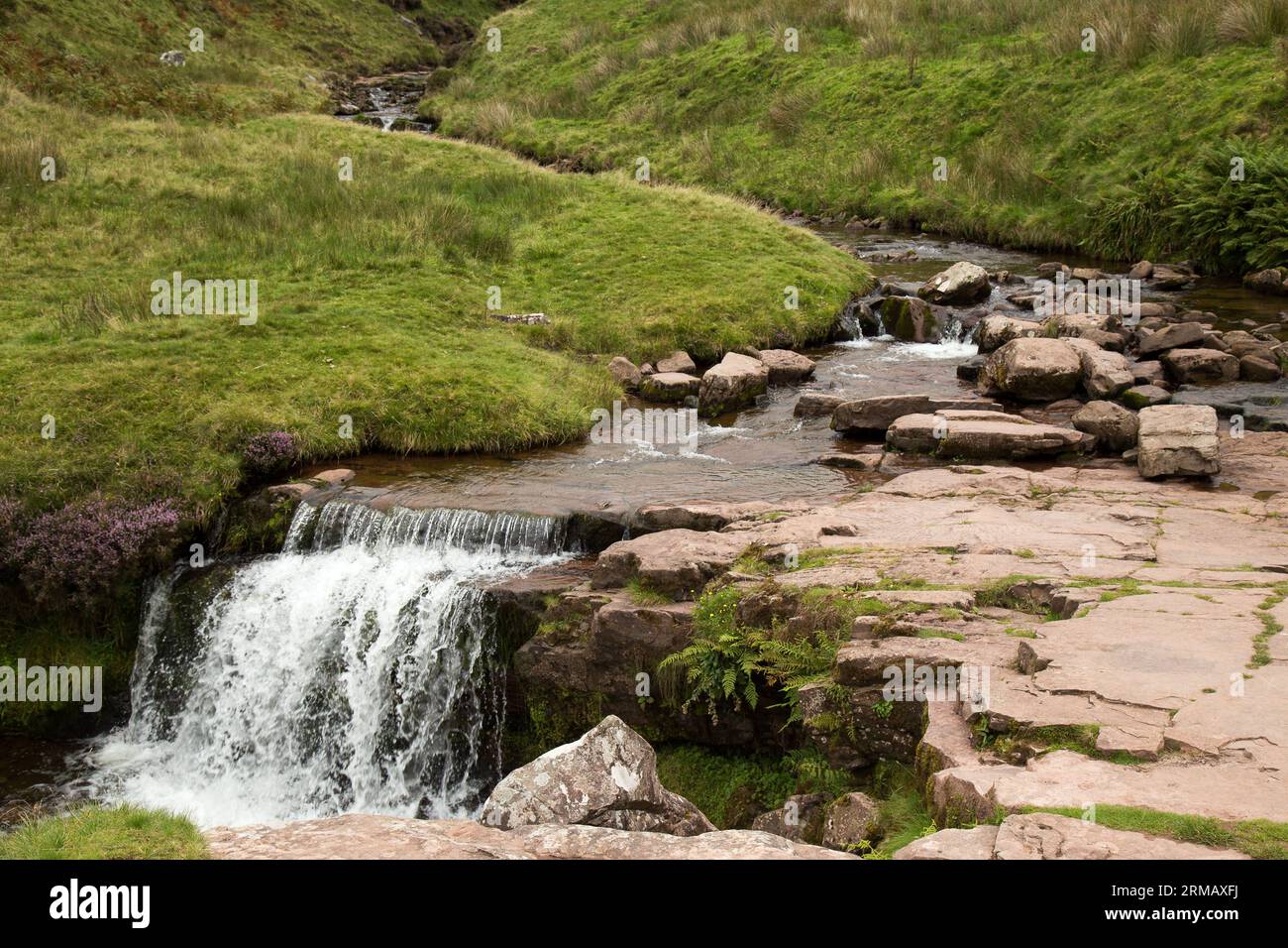 pont ar daf Brecon Beacons Galles Foto Stock
