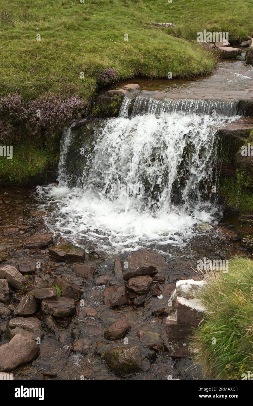 pont ar daf Brecon Beacons Galles Foto Stock