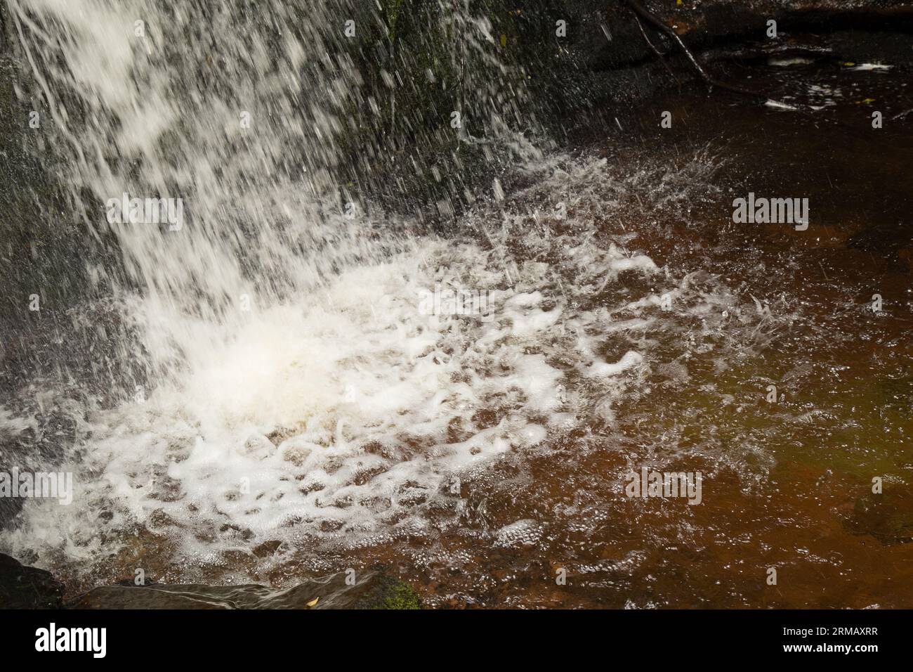 Cascate di Blaen-y-glyn Brecon Beacons Bannau Brycheiniog Galles Foto Stock