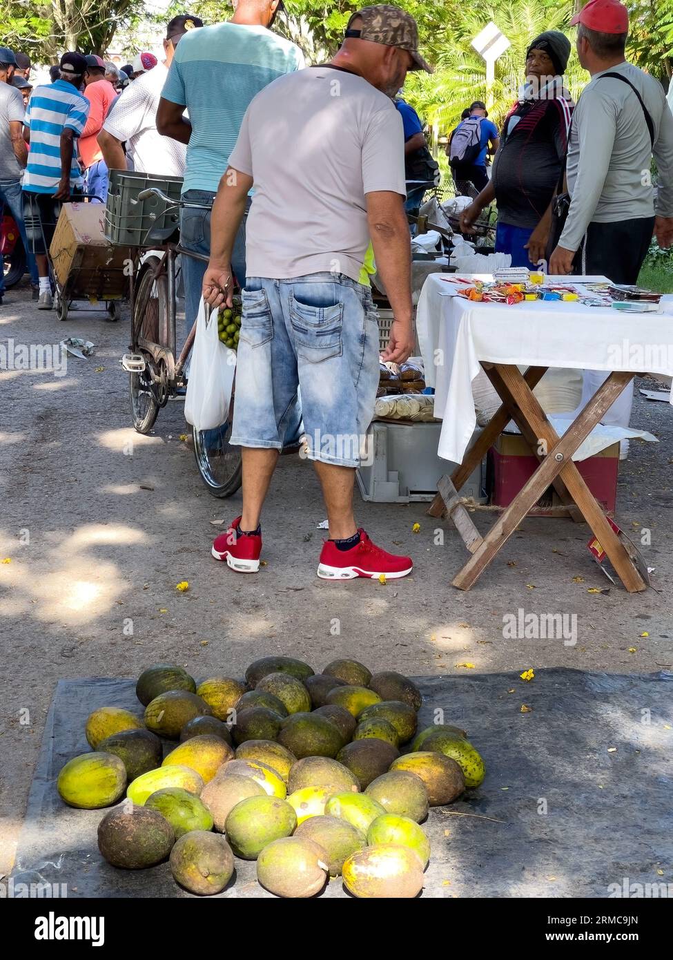 Santa Clara, Cuba, mercato Foto Stock