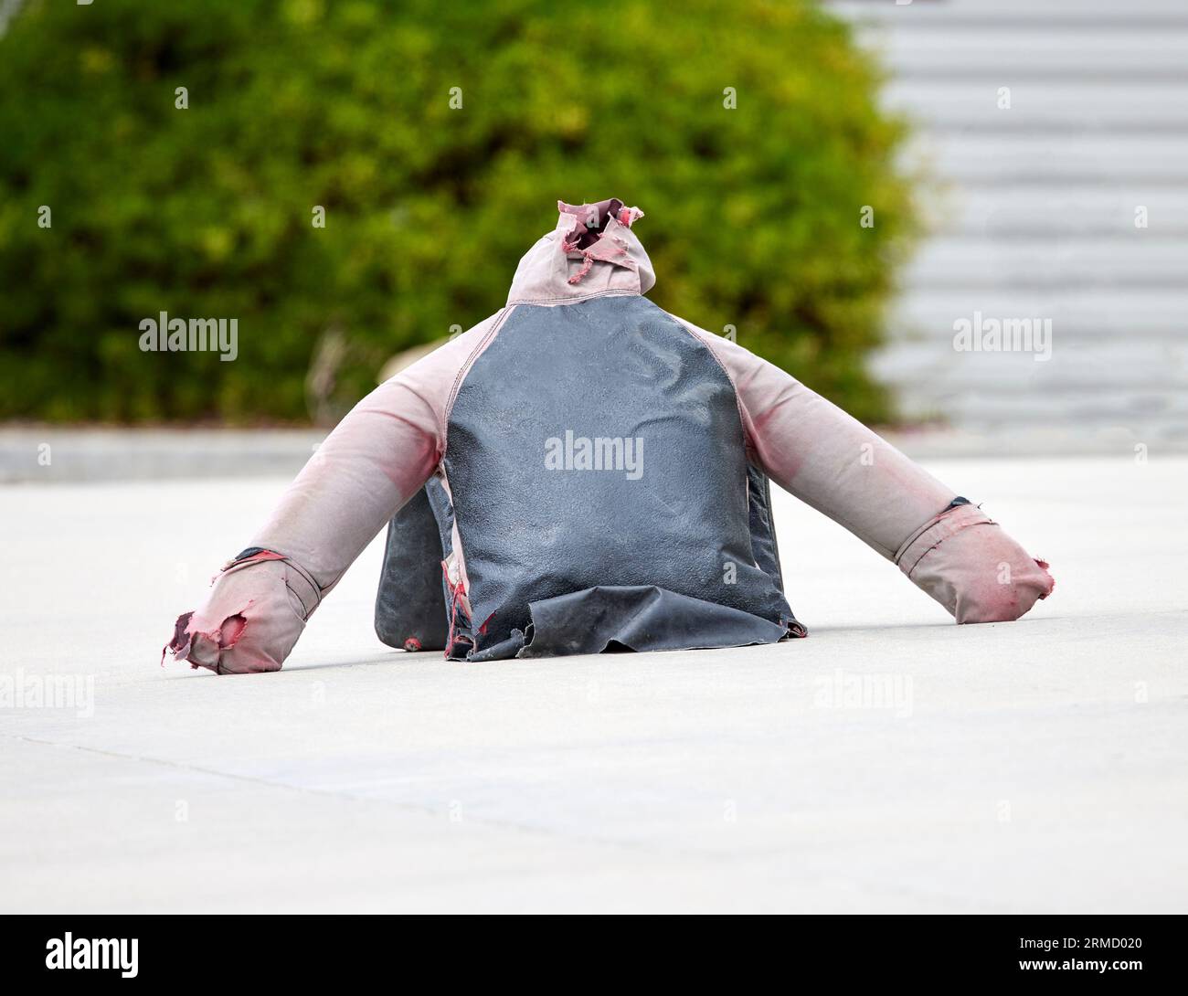 Addestrare Dummy per i vigili del fuoco Foto Stock