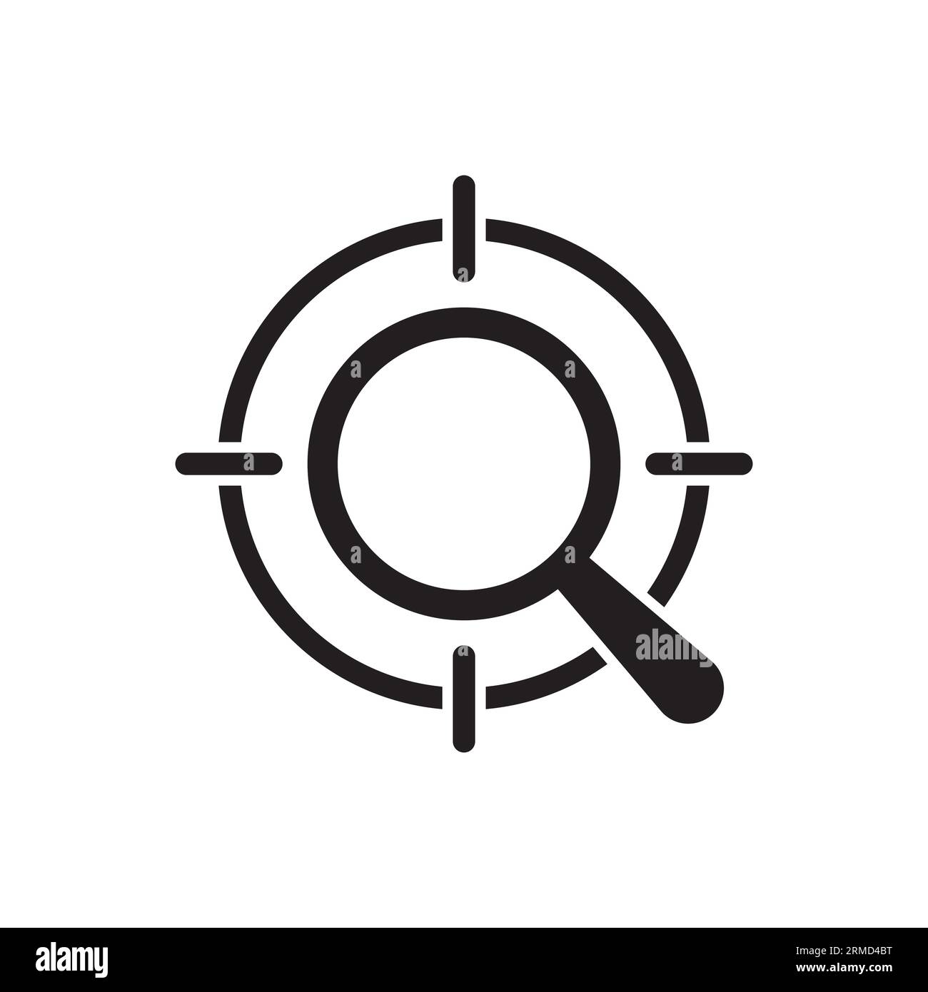 Icona targeting SEO. Icona vettore SEO. Illustrazione Vettoriale