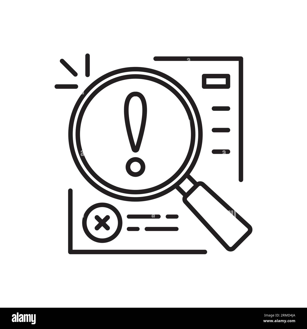 icona assesment for crisis audit con pagina a riga sottile. concetto di simbolo importante delle statistiche fiscali o di segno di procedura aziendale. avviso lineare semplice doc Illustrazione Vettoriale icona assesment for crisis audit con pagina a riga sottile. concetto di simbolo importante delle statistiche fiscali o di segno di procedura aziendale. avviso lineare semplice doc Illustrazione Vettoriale