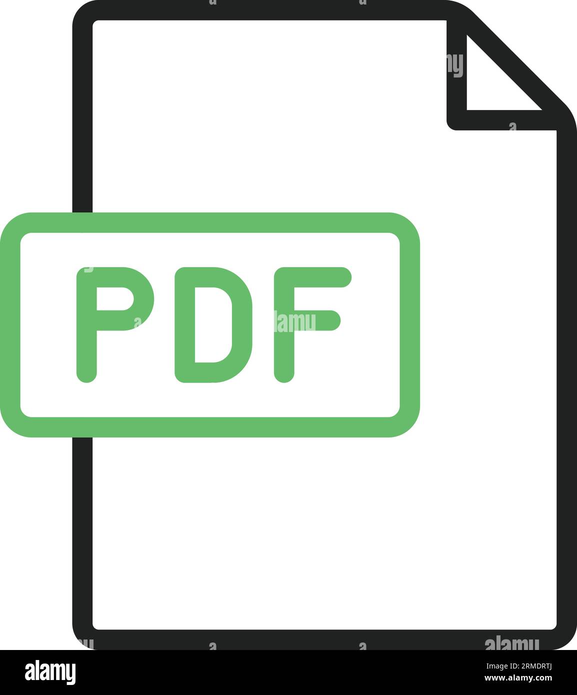 Immagine icona PDF. Illustrazione Vettoriale