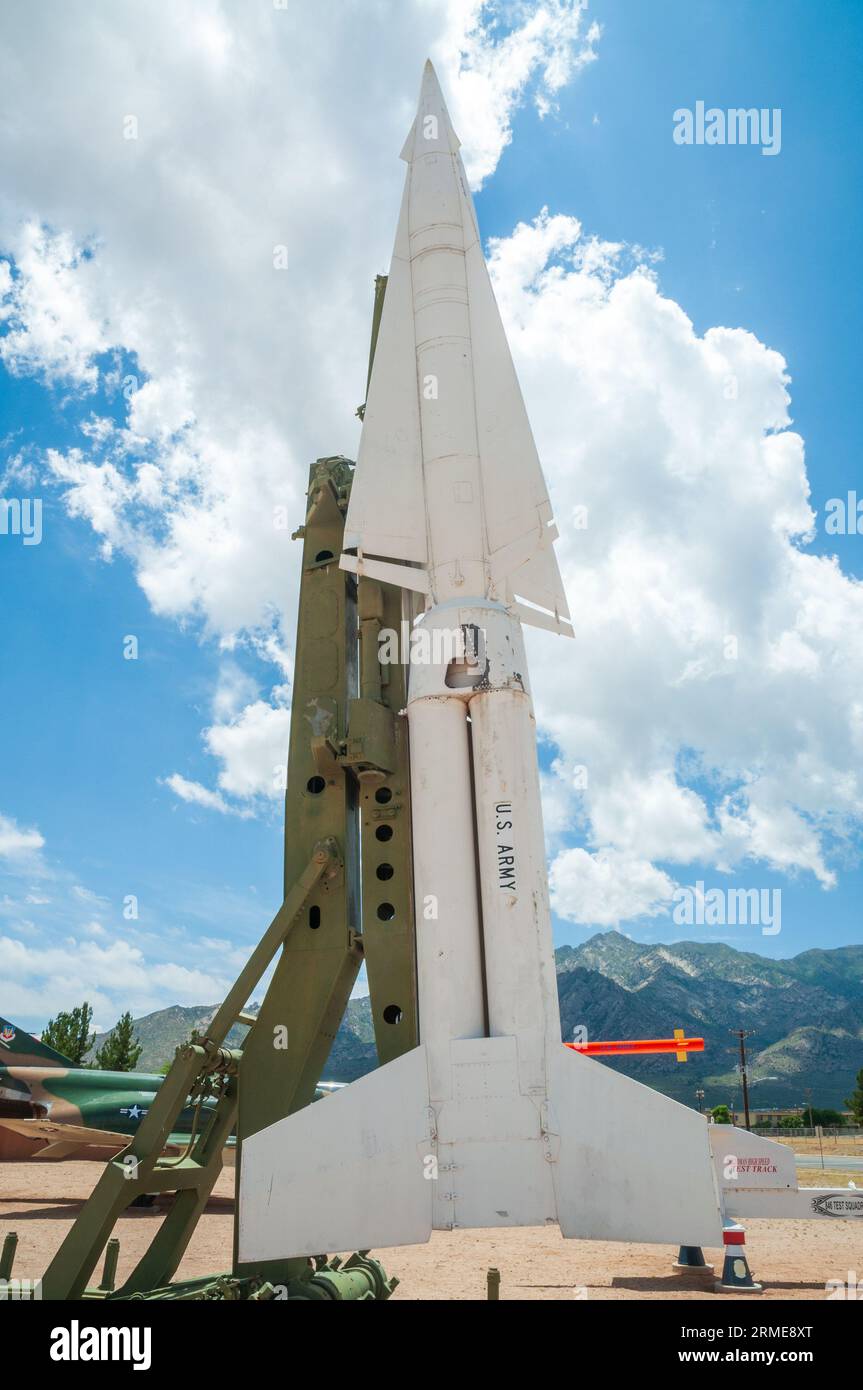 White Sands Missile Range Museum nel New Mexico Foto Stock