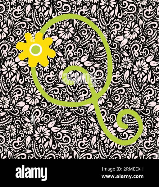 Lettera alfabetica Q, disegno lettera alfabetica, illustrazione lettera alfabetica, ultima immagine, illustrazione lettere, vettore alfabetico, vettore font Illustrazione Vettoriale