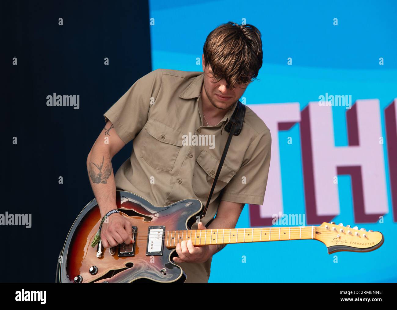 Portsmouth, Regno Unito. 27 agosto 2023. I Blinders si esibiscono dal vivo al Victorious Festival 2023. Cristina Massei/Alamy Live News Foto Stock