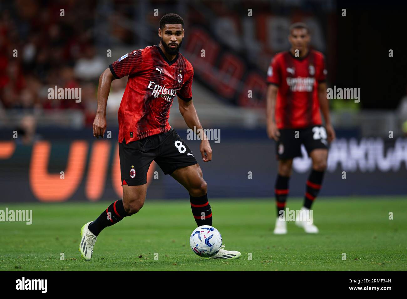 Ruben Loftus-Cheek del Milan in azione durante la partita di serie A tra il Milan e il Torino FC. Foto Stock