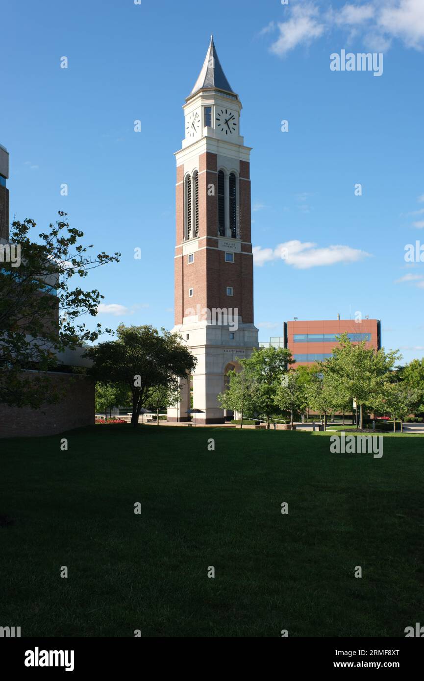 Elliott Tower nel campus della Oakland University Foto Stock