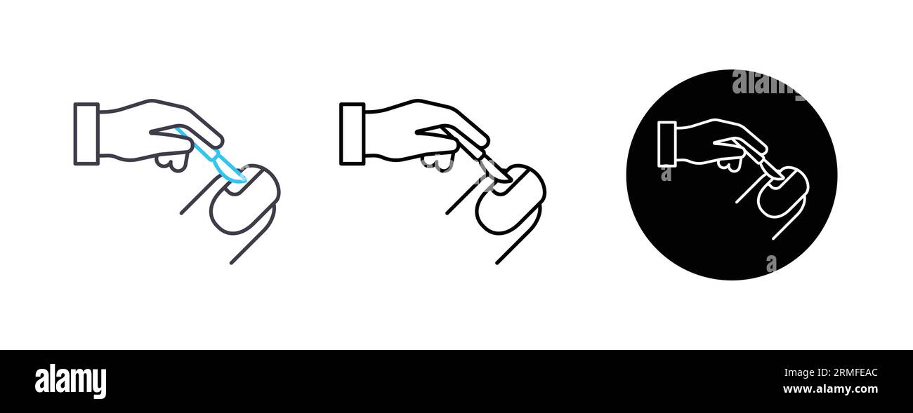 icona vettore chirurgia unghia, icona vettore onicectomia, icona vettore onicomicosi, icona vettore unghia incarnita, icona vettore fungo unghia, infezione unghia. Illustrazione Vettoriale