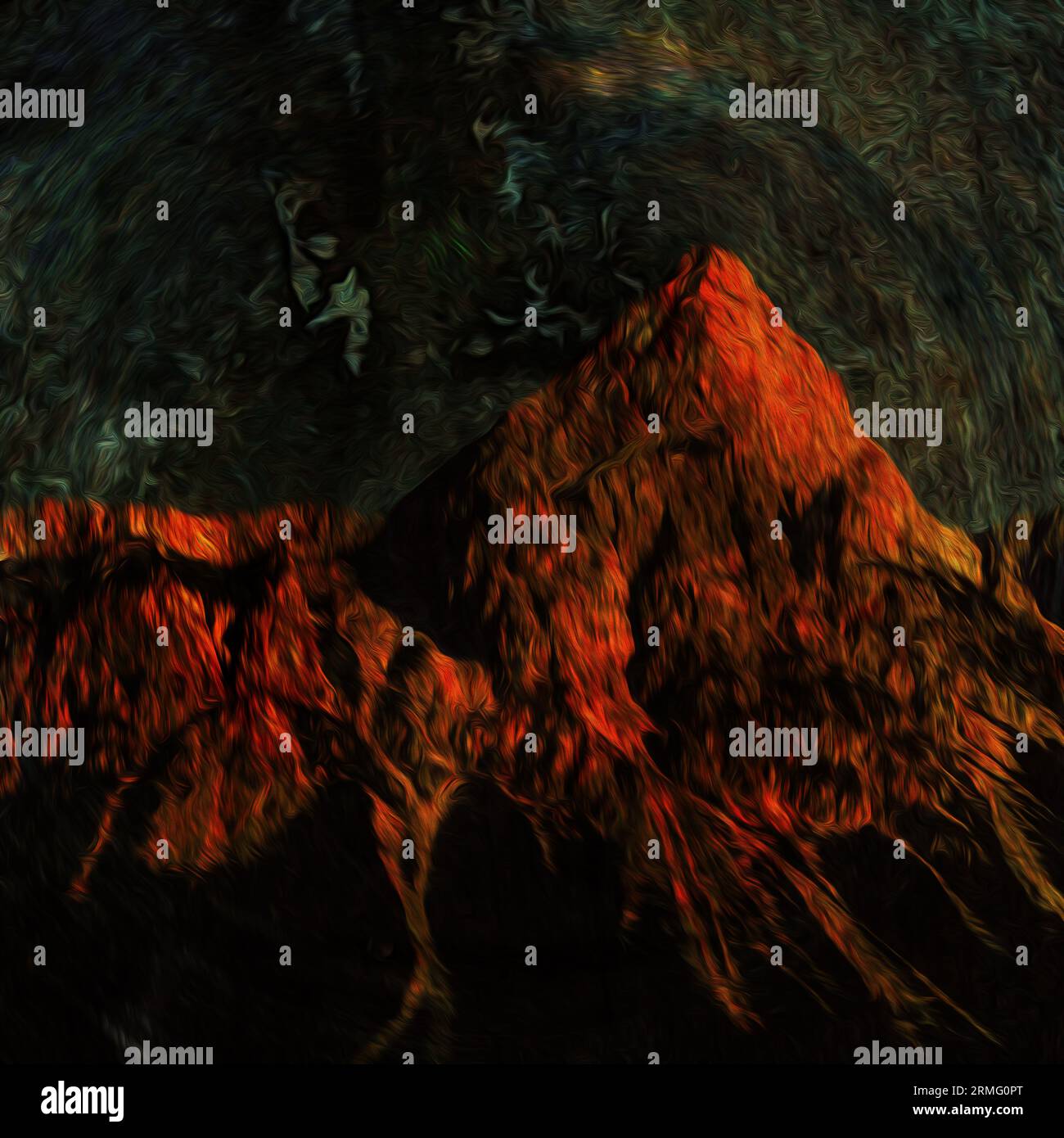 ABSTRACT : AUSTRIA - EHRWWALDER SONNENSPITZE Foto Stock