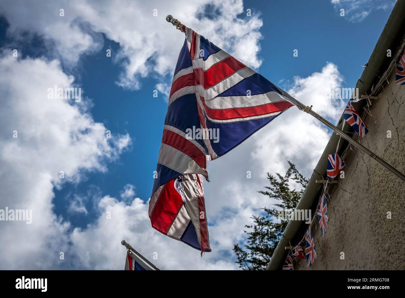 Heart of British Flag Foto Stock