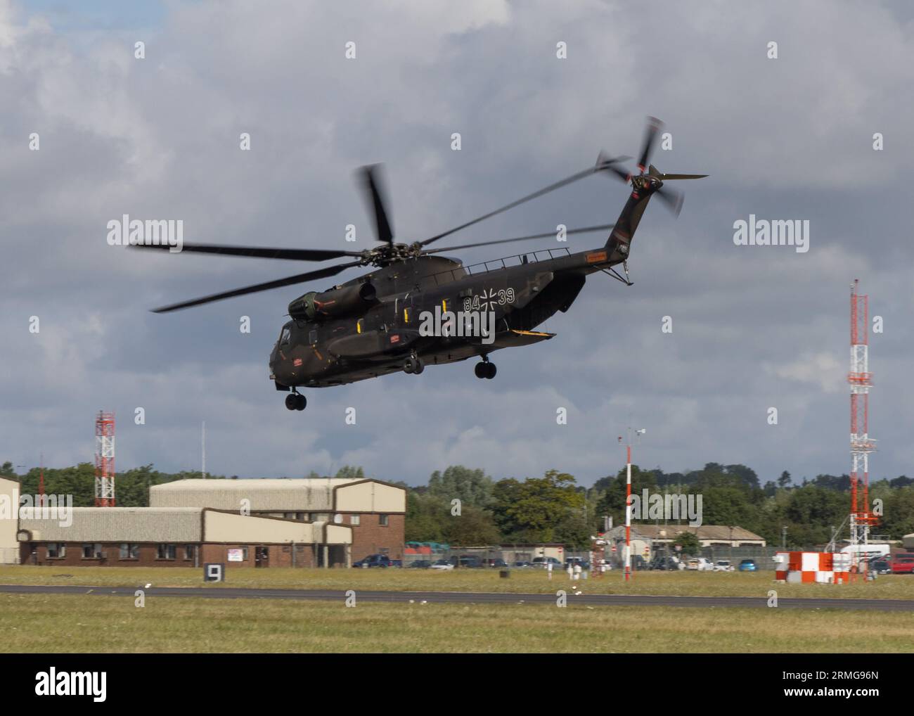 Un elicottero tedesco CH-53 Sea Stallion dell'Aeronautica militare al Royal International Air Tattoo del 2023 Foto Stock