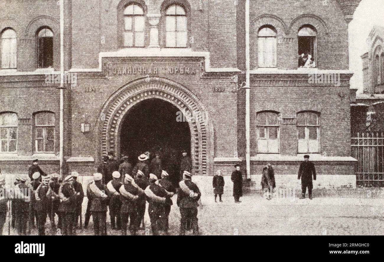 Socialdemocratici arrestati - deputati della II Duma di Stato di Russia. Foto scattata nel 1907. Foto Stock