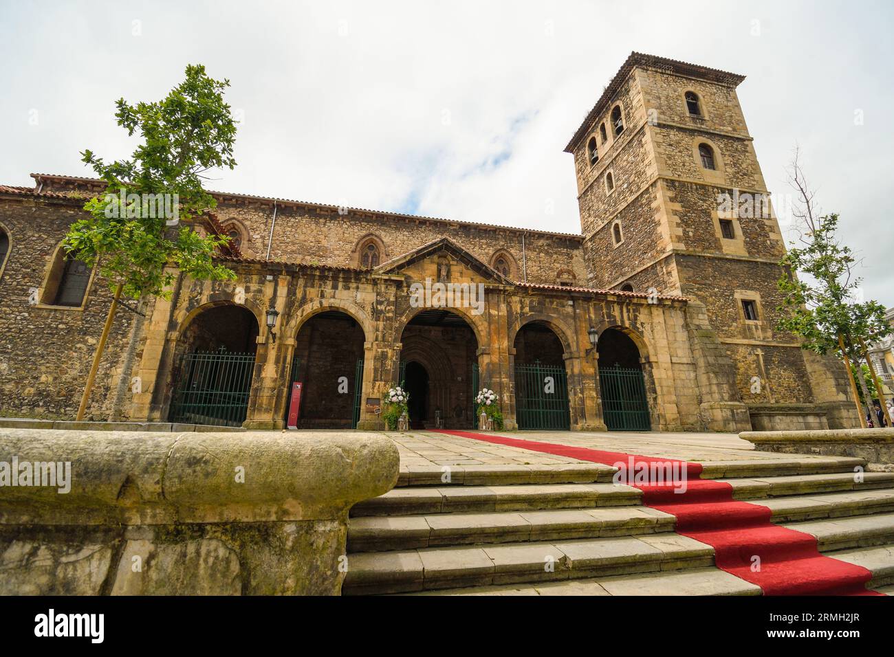 Chiesa di San Nicolas de Bari ad Aviles Foto Stock