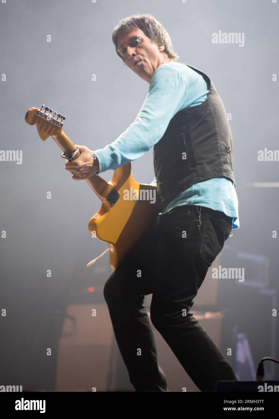 Victorious Festival, Portsmouth/Southsea, 27 agosto 2023, il leggendario chitarrista degli Smiths Johnny Marr, protagonista dell'ultima serata al festival Victorious. Credito: Graham Tarrant / Alamy Foto Stock