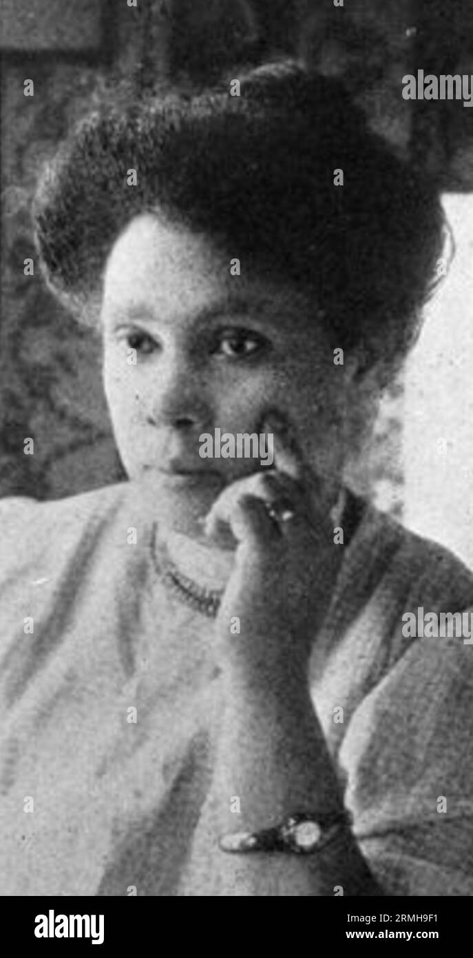 Maria Priscilla Thurston Williams (1866-1932) è stata la prima produttrice cinematografica afroamericana per il film muto The Flames of Wrath nel 1923. Foto Stock