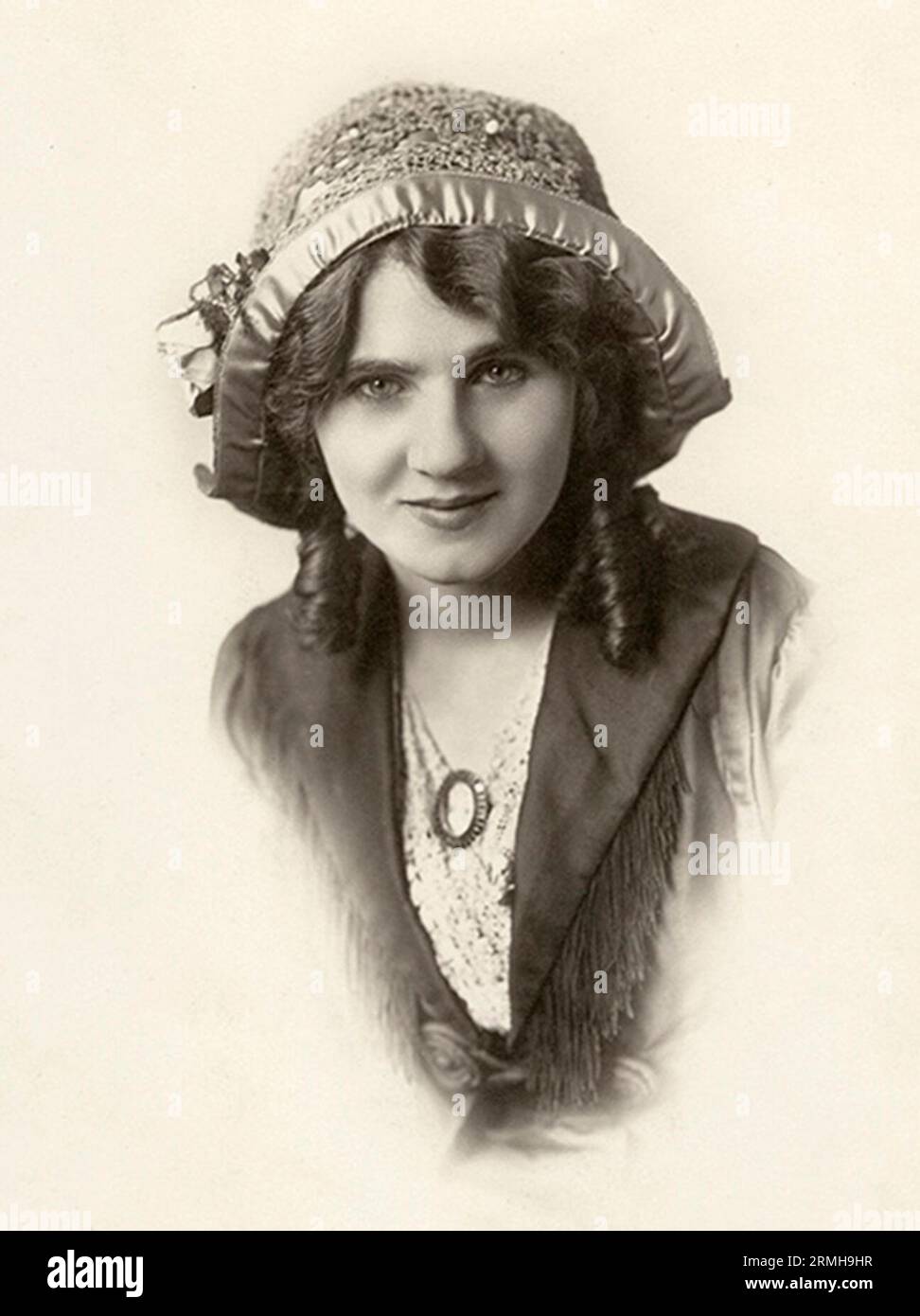 Florence Lawrence (1886 – 1938) attrice cinematografica e attrice canadese-americana. Foto Stock