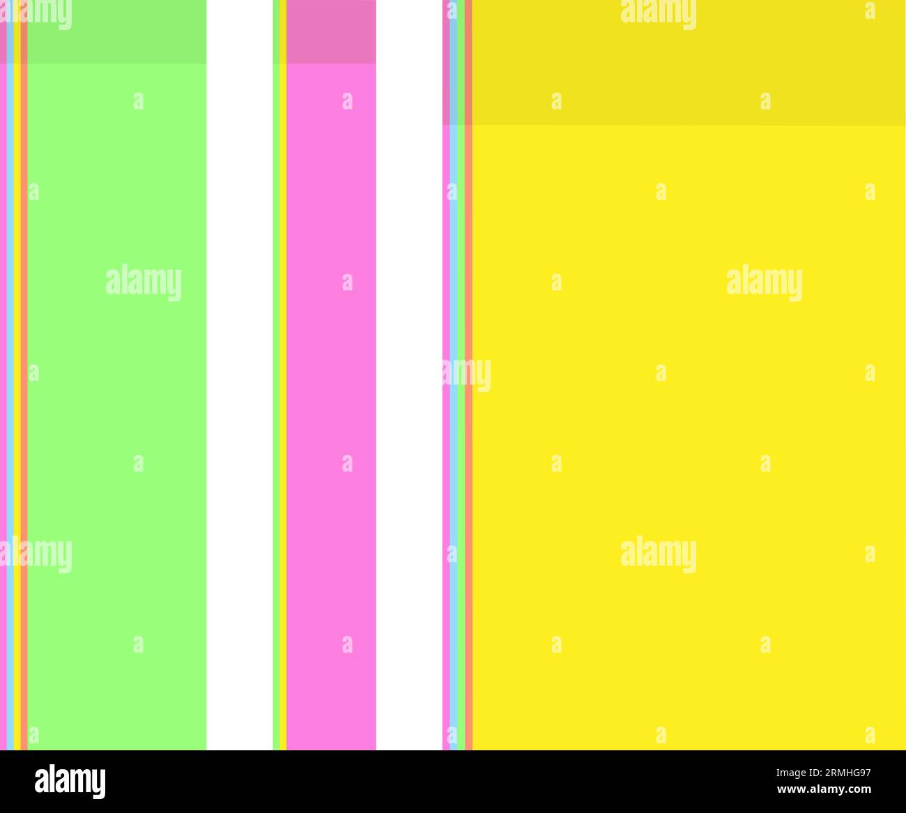 Set di 3 adesivi multicolore in carta promemoria per ufficio di diverse larghezze in tonalità vivaci e alla moda. Isolare. Vettore. EPS. Design per poster, banner, brochure, biglietti di auguri o biglietti d'invito, cartellino prezzi Illustrazione Vettoriale