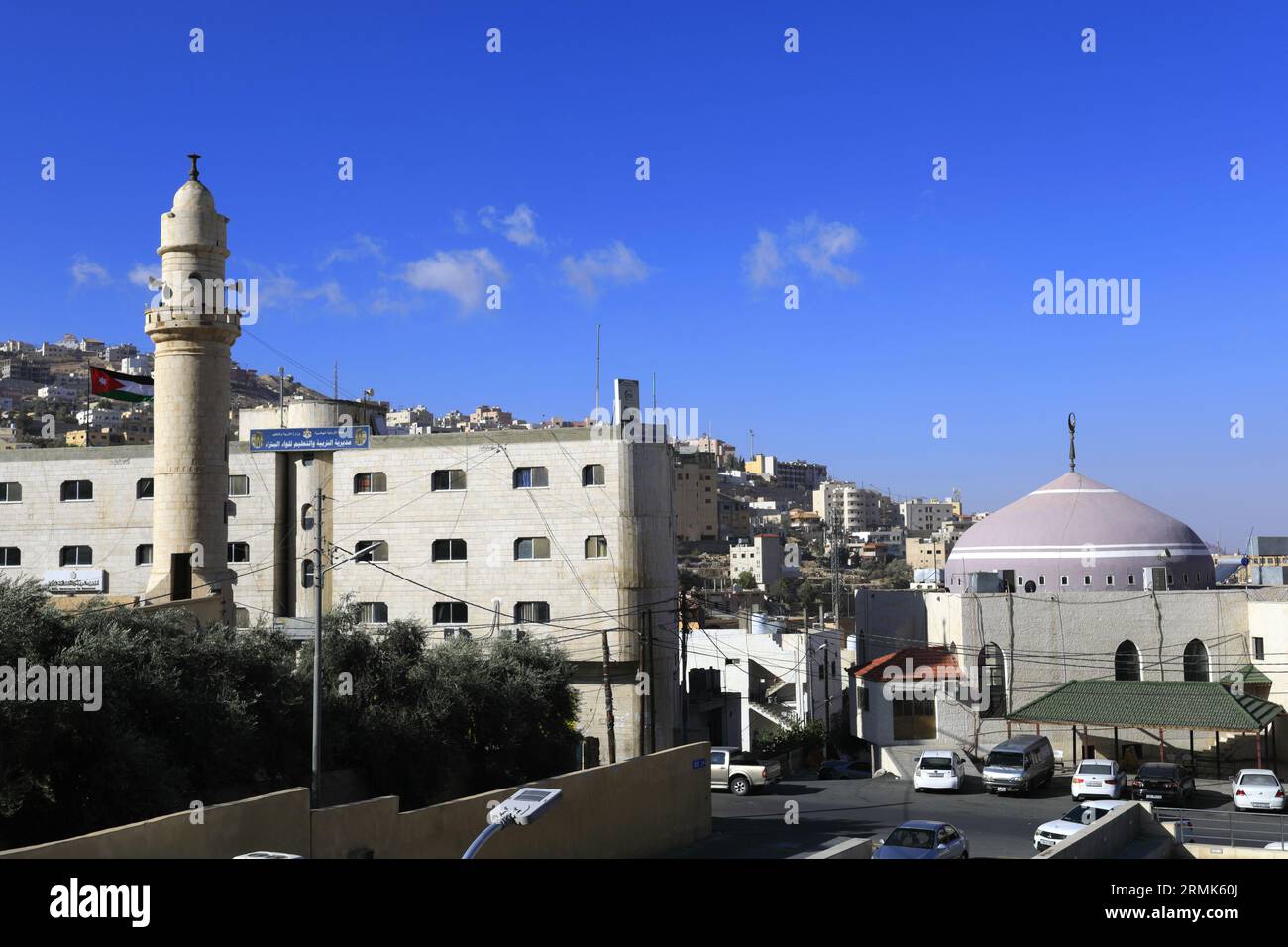 La grande Moschea di Wadi Mousa, Giordania, Medio Oriente Foto Stock