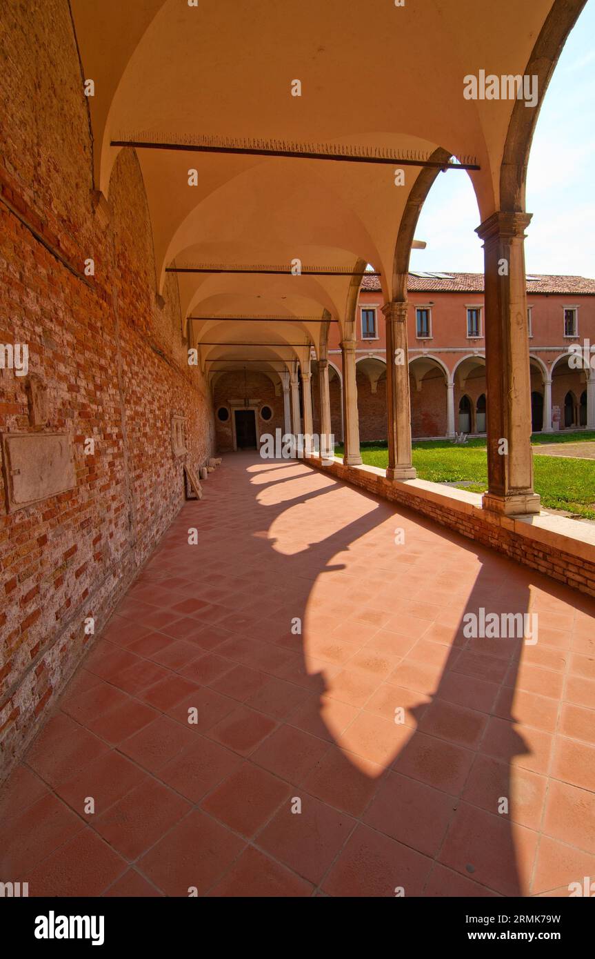 Venezia Italia scuola dei Carmini vista interna Foto Stock