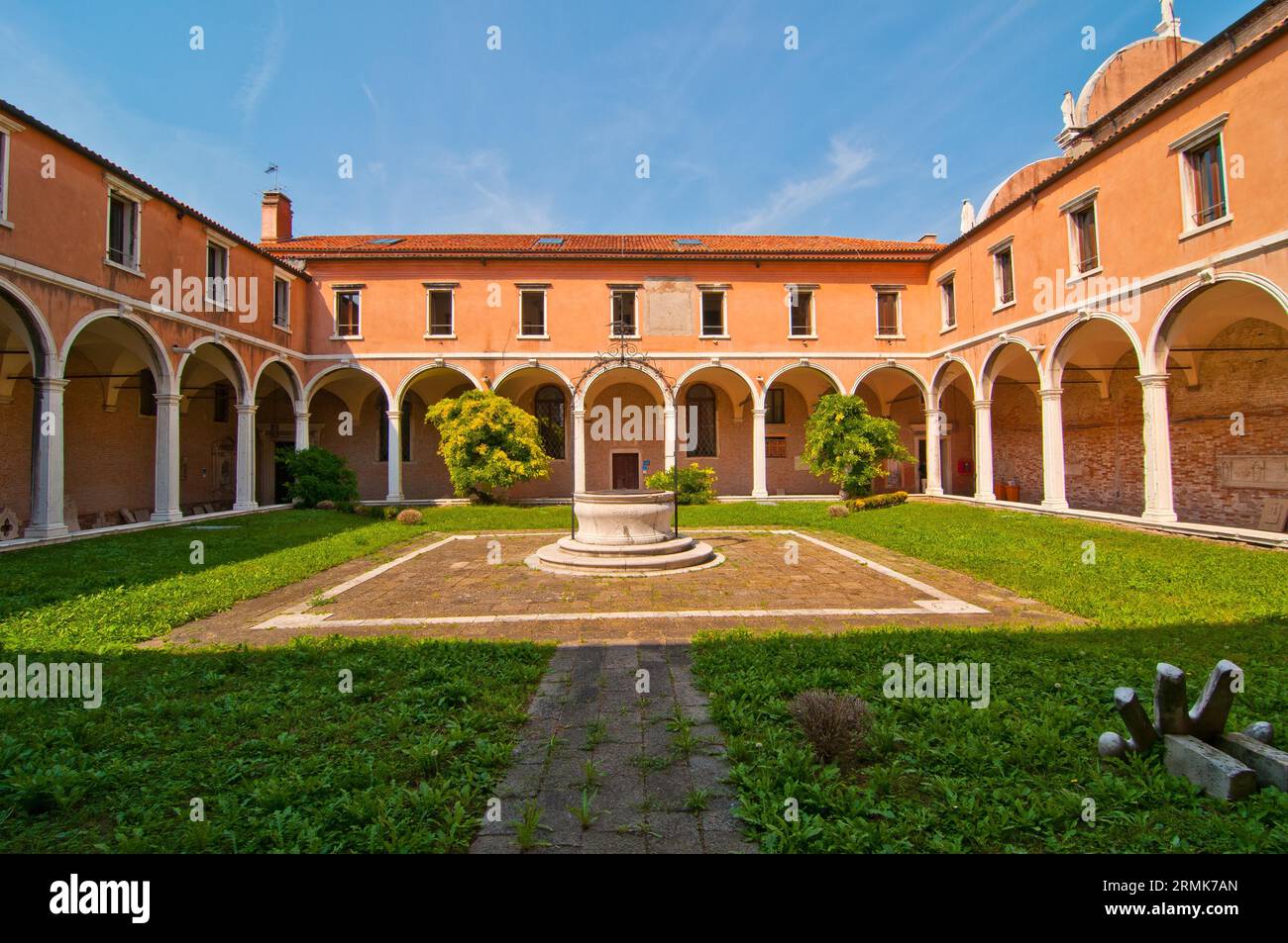 Venezia Italia scuola dei Carmini vista interna Foto Stock