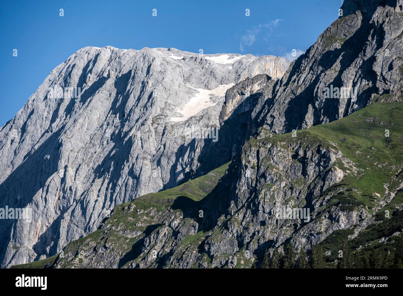 Hochkoenig, cime e montagne, Salisburghese, Austria Foto Stock