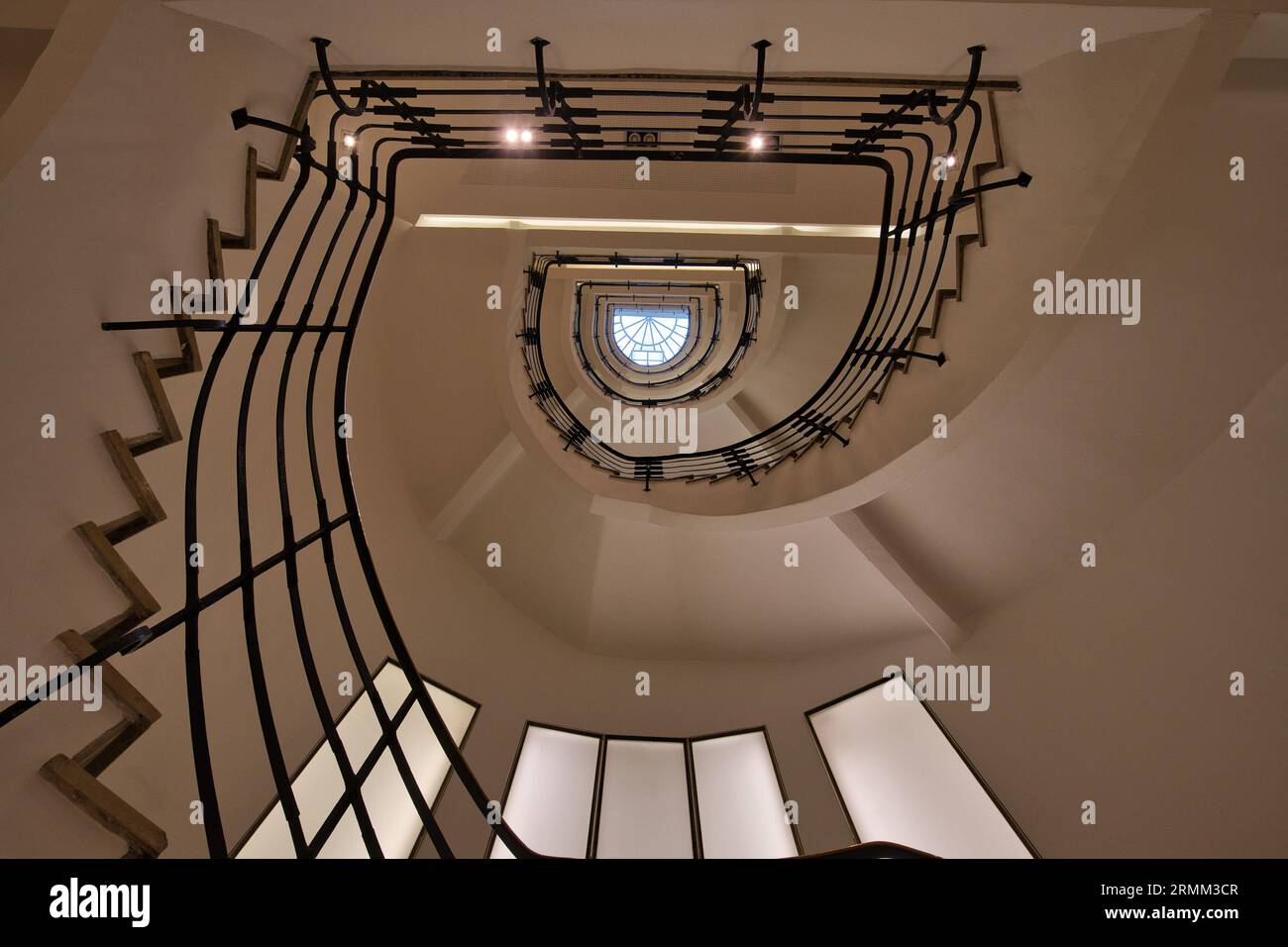 Germania, Germania, Germania, Amburgo, Treppe, Flur, Stiege, Staircase, Stairway, Stairway, Stairway, Licht, Foto Stock