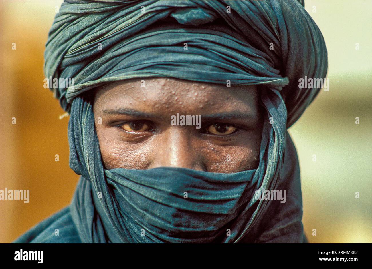 Mali. Ritratto di un uomo touareg. Foto Stock