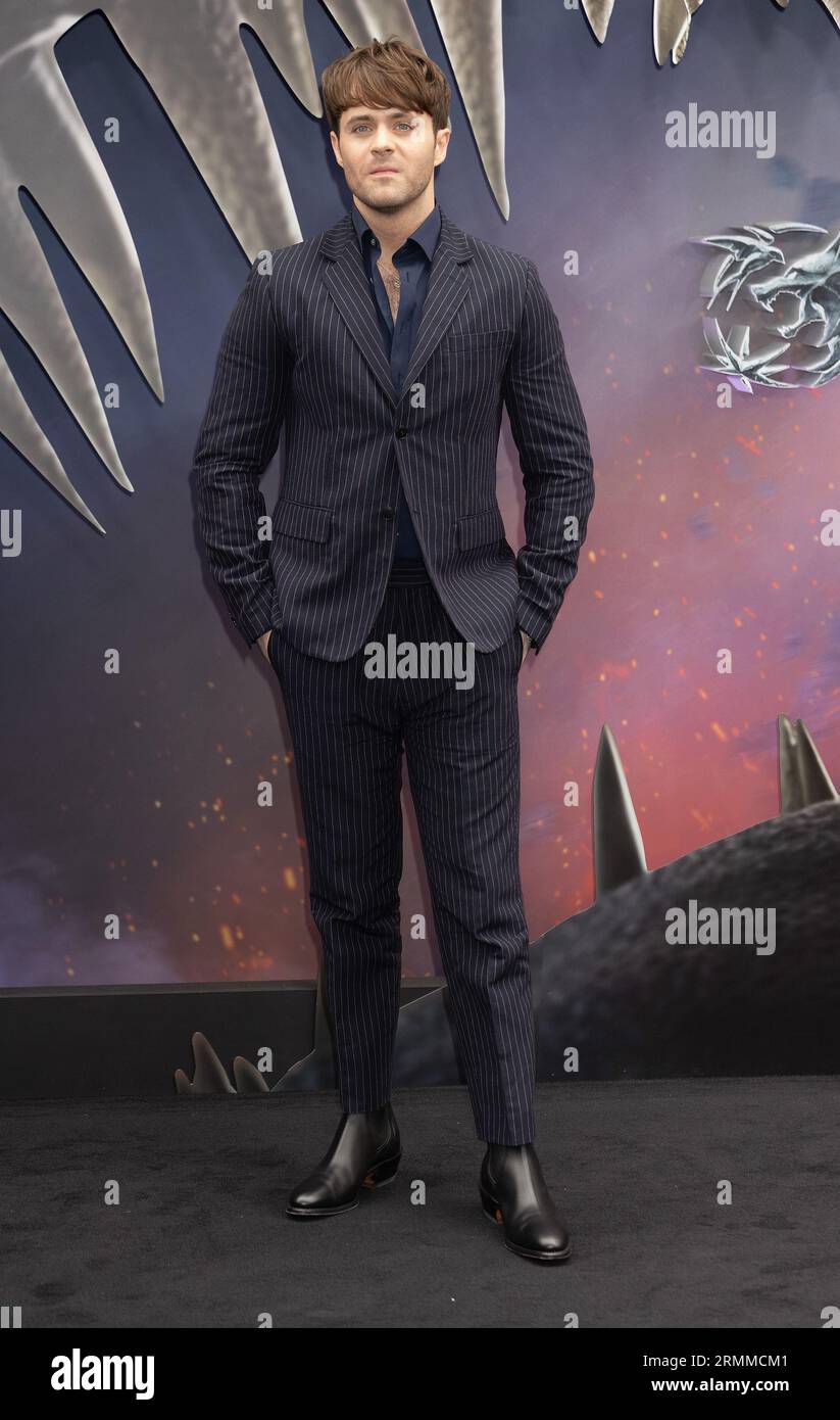 Londra, Regno Unito. 28 giugno 2023. Joey Batey partecipa al Witcher Season 3 UK Premiere Arrivals presso l'Now Building at Outernet a Londra, in Inghilterra. Crediti: S.A.M./Alamy Live News Foto Stock
