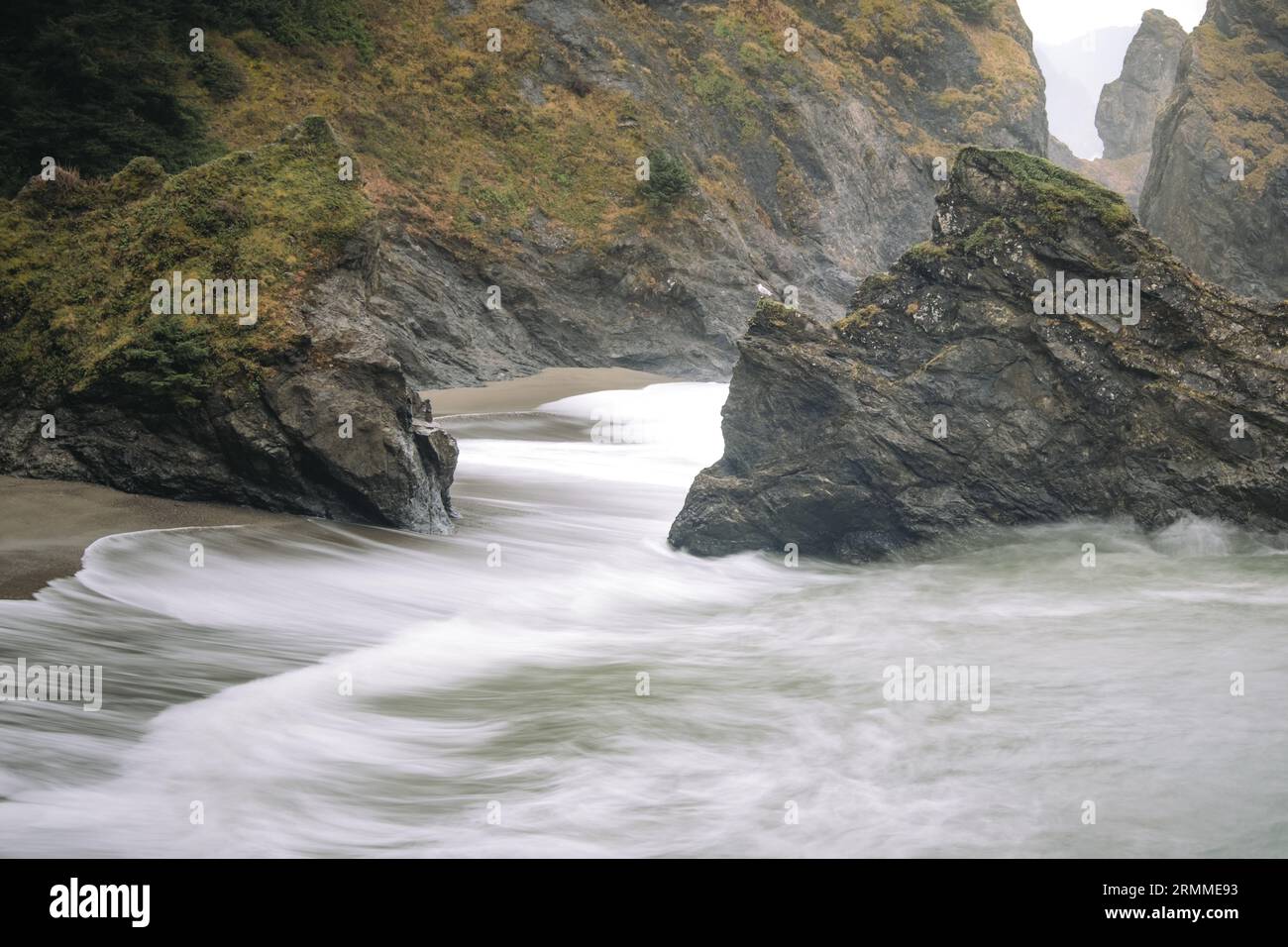 Samuel H Boardman Scenic Corridor - Brookings, Oregon Foto Stock