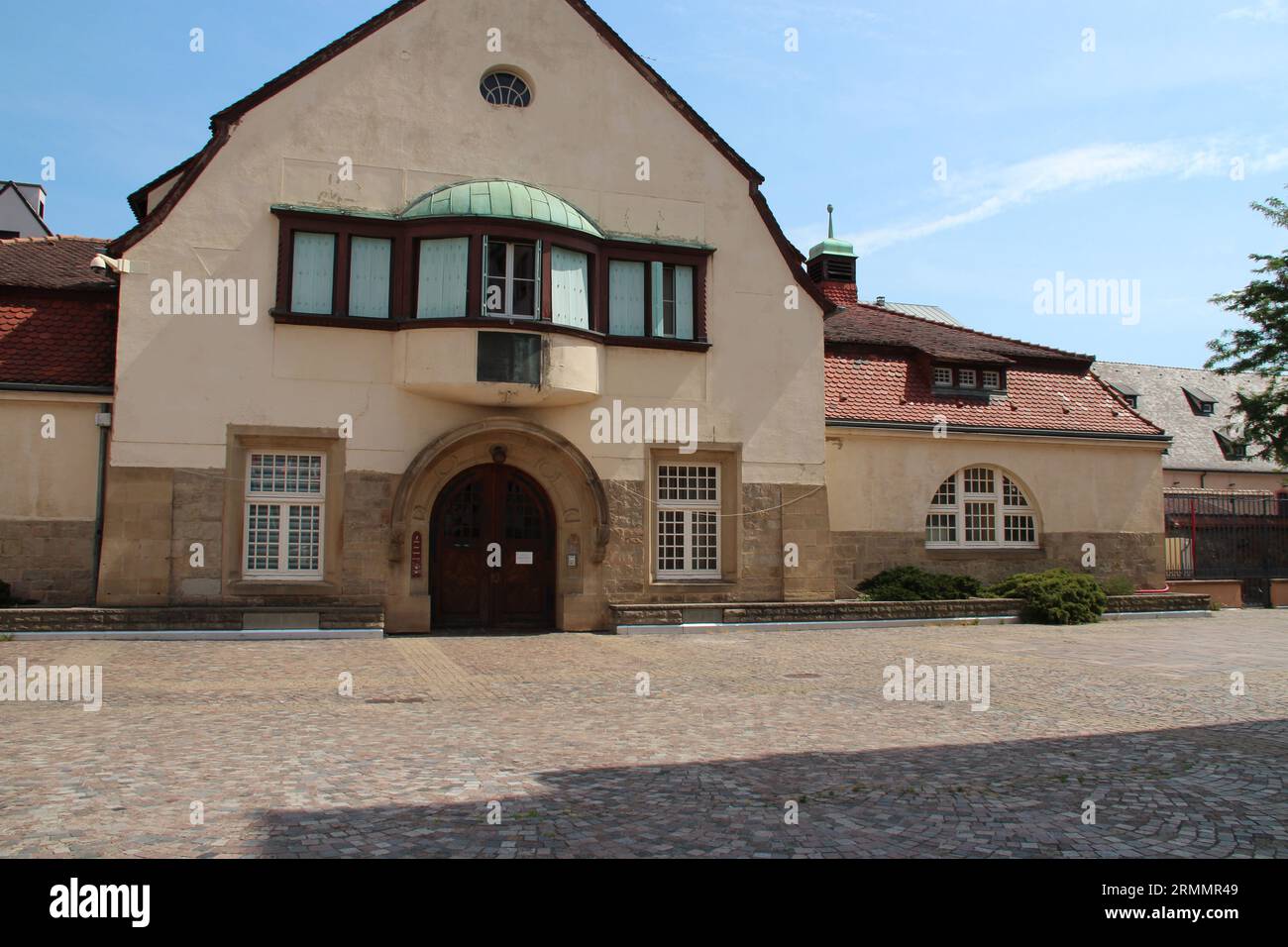 vecchia sala (archivi comunali) di colmar in alsazia (francia) Foto Stock