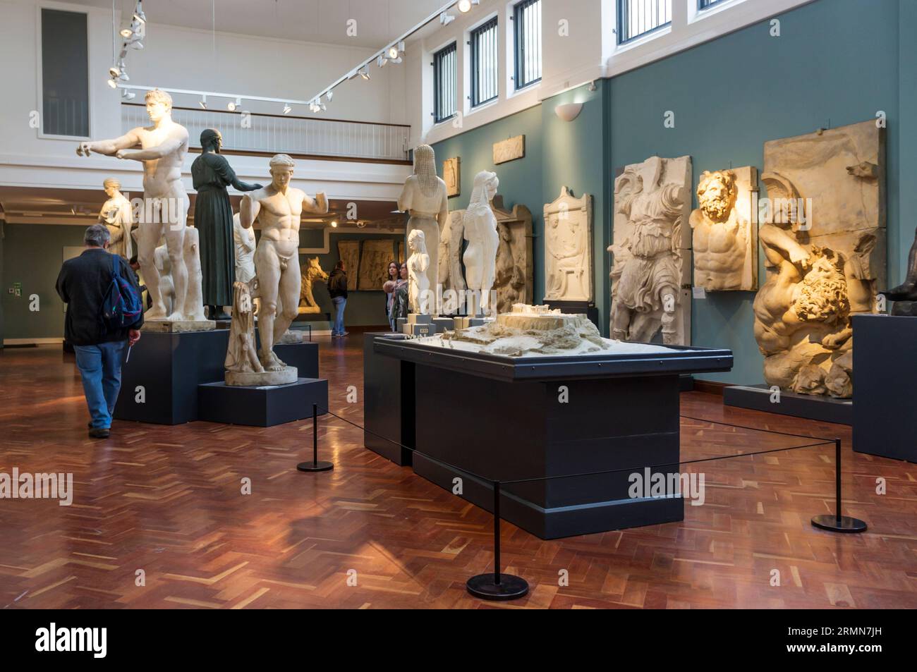 La Cast Gallery all'Ashmolean Museum, Oxford. Foto Stock