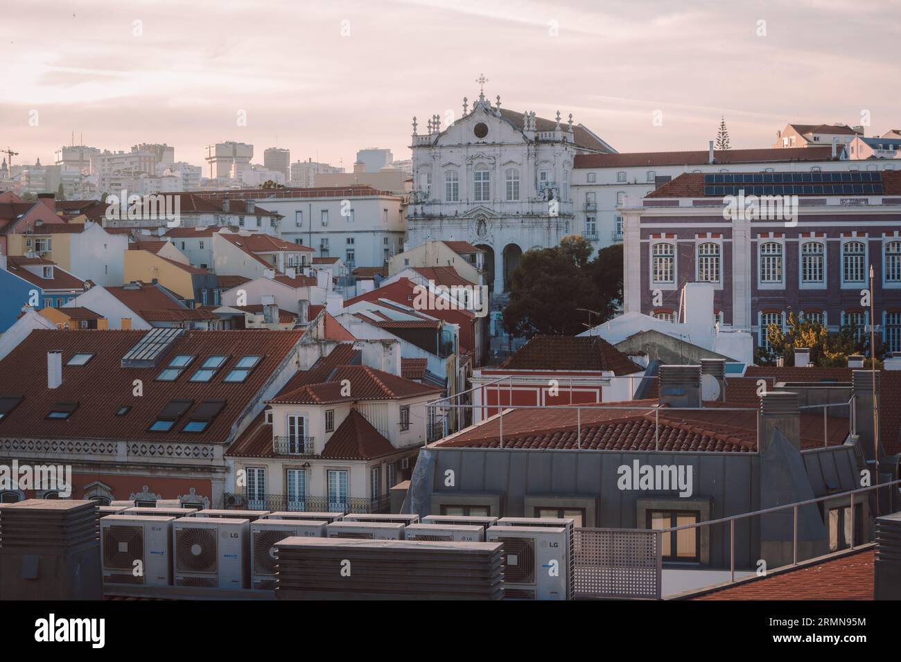Vista sul Portogallo Foto Stock