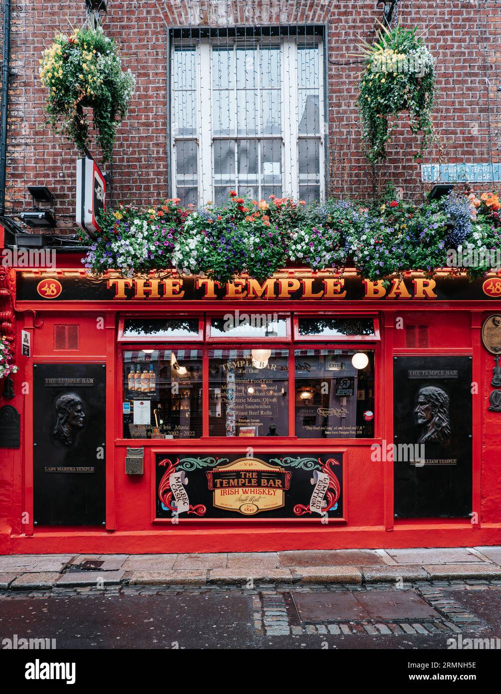 Temple Bar di Dublino, Irlanda Foto Stock